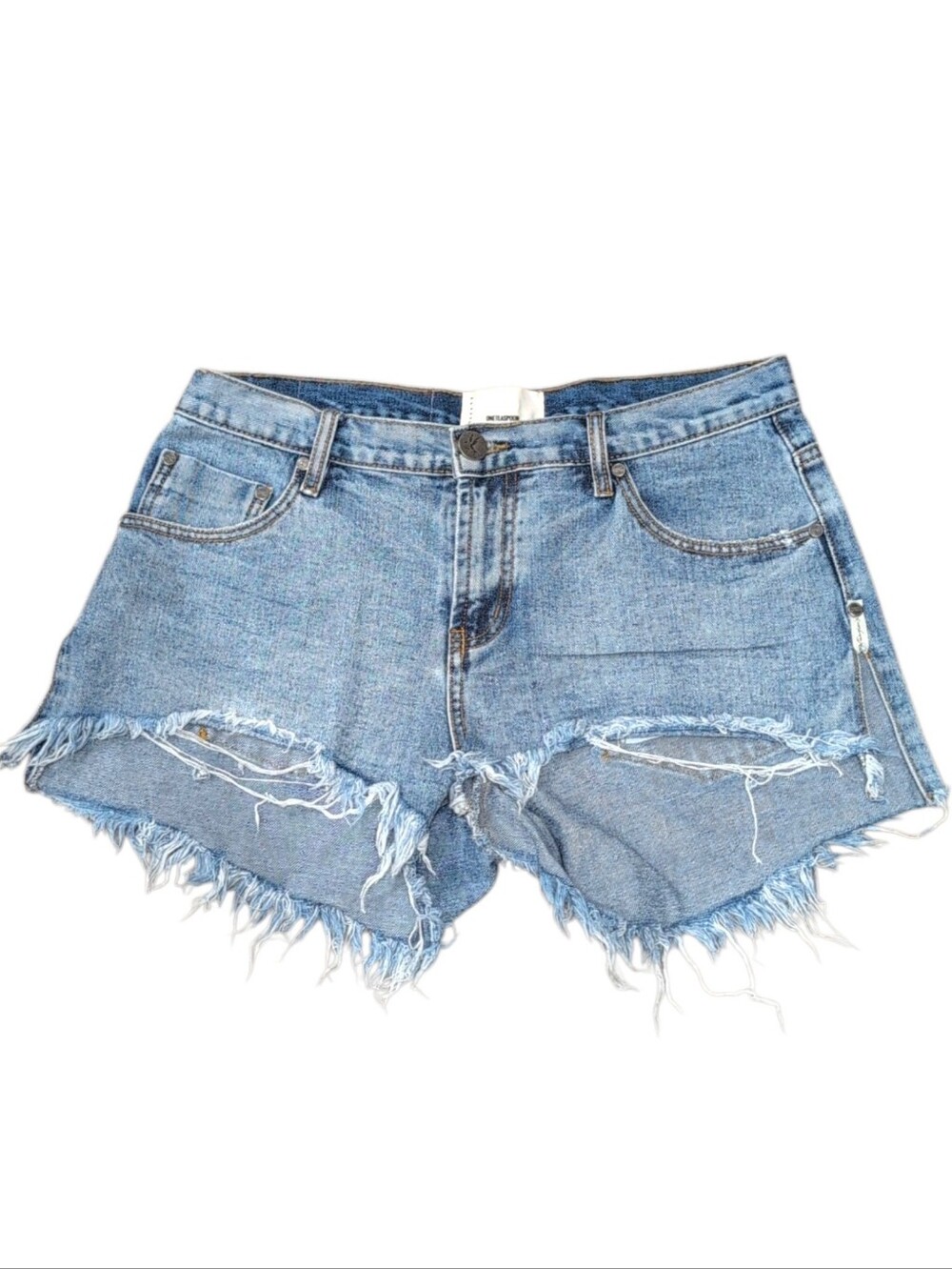 NWOT ONE TEASPOON MARLONS Jean Shorts Distressed Size 29